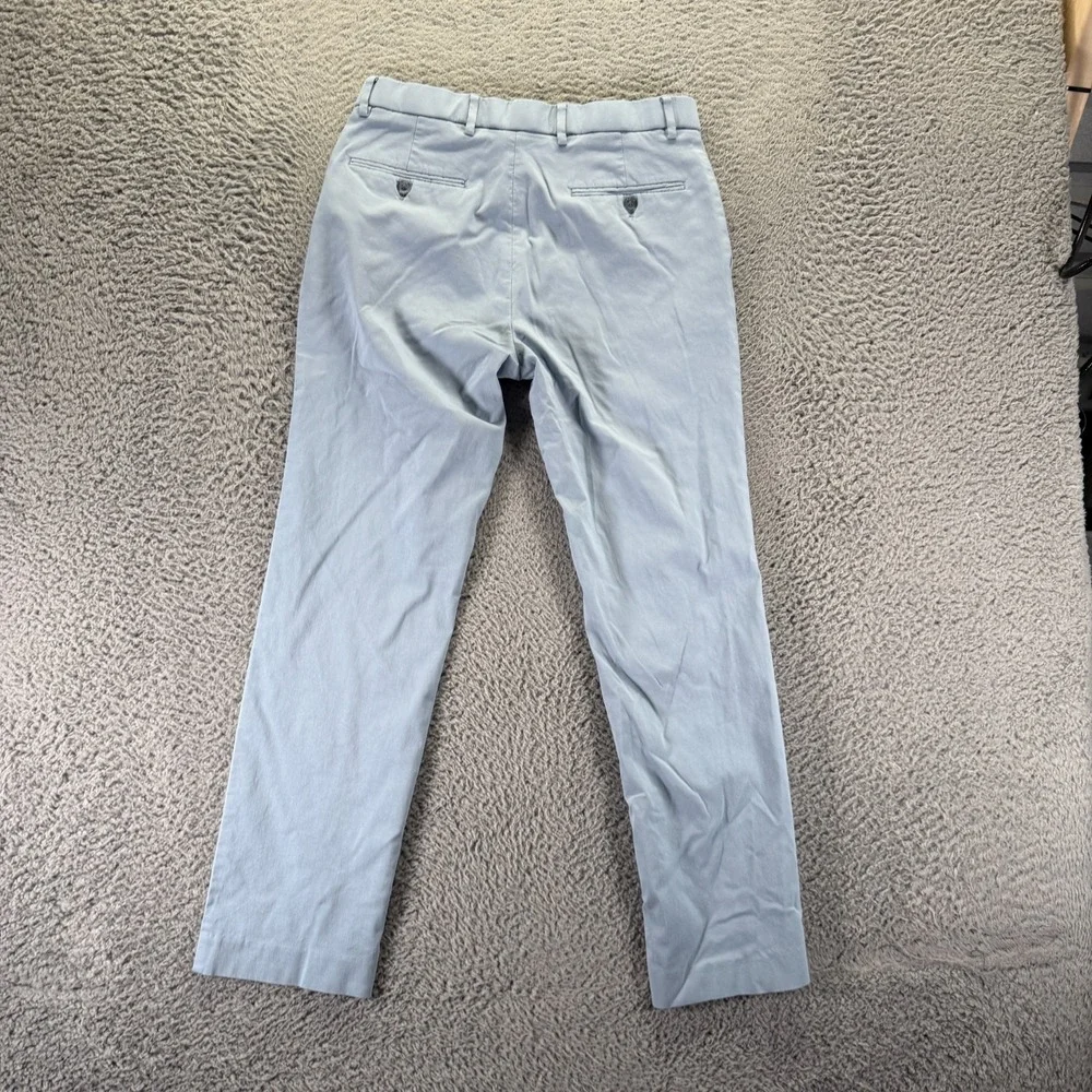 Tommy Hilfiger Pant Mens 32x29 Blue Rayon Chino Straight Business Career Stretch